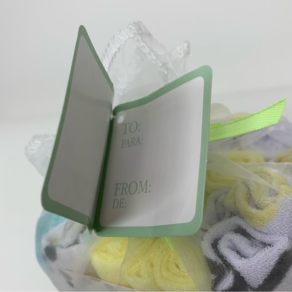 Zak & Zoey 24 Pack Giftable Washcloth Set Blue Yellow White Gray New Nwt - Picture 6 of 6